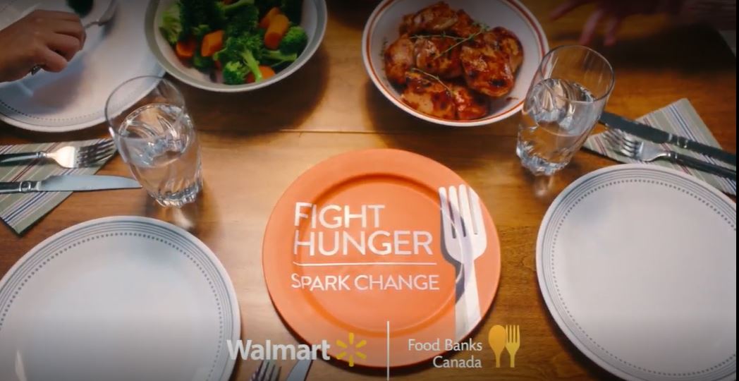 Walmart Canada 7th annual Fight Hunger. Spark Change. campaign