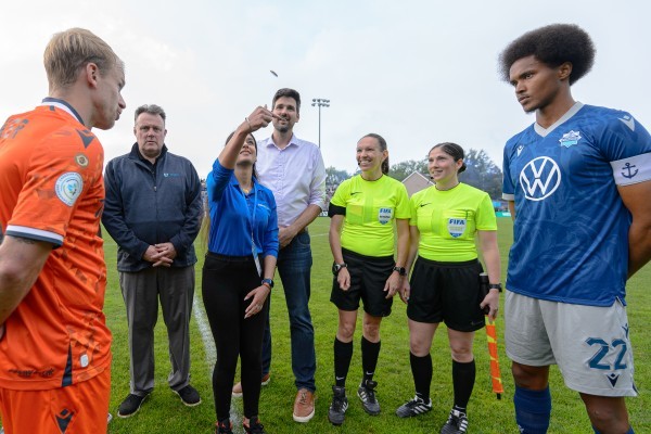 Pre-game coin toss